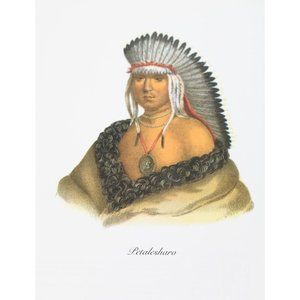 Native American Indian Print Petalesharo Pawnee Chief 90531 Charles Bird King